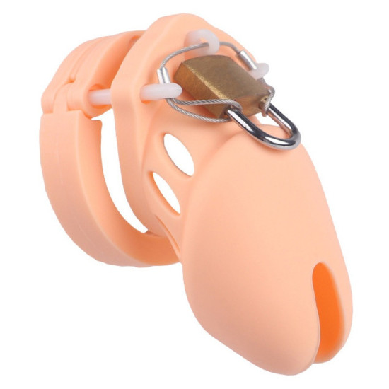 Silicone Male Chastity Device Resin Cage - Small