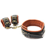 Bronze Chain Collar With Cuffs