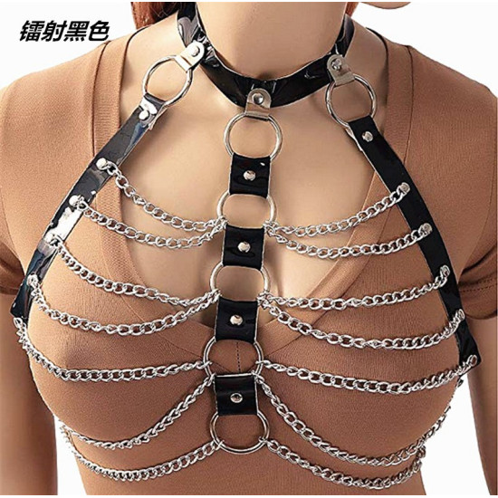 Punk Gothic Leather Body Harness