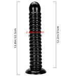 Big Worm Anal Beads - 12.8 inch