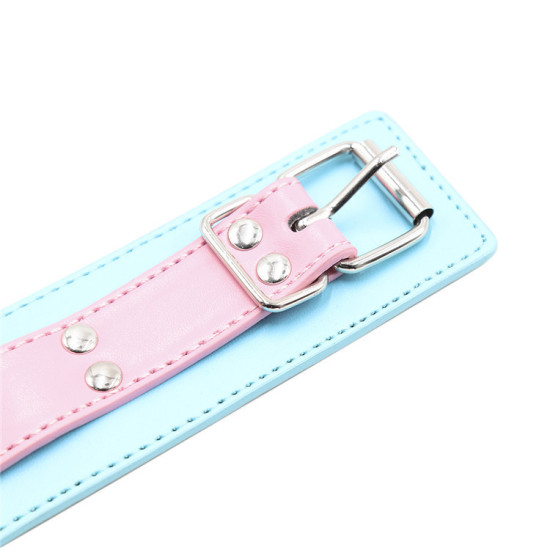 Blue And Pink Neck Collar
