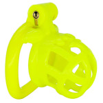 Resin Chastity Device With 4 Penis Rings