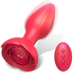 Anal Rose Butt Plug Massager