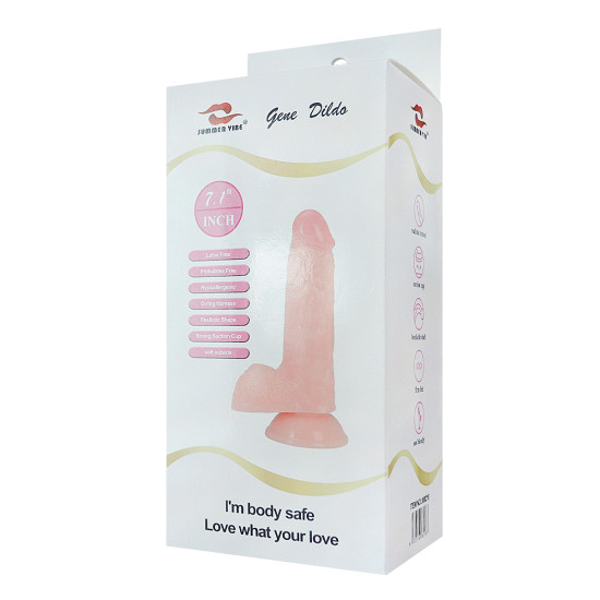 7.1in Suction Base Realistic Dildo With Ball