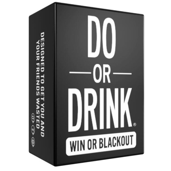 Do or Drink Win or Balckout - Game Card