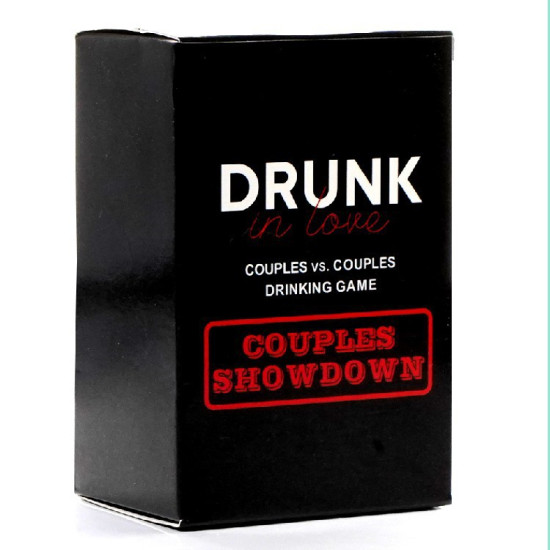 Drunk in Love - Couple Driking Game Card
