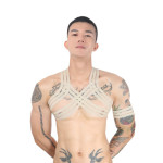 Criss Cross Chest Harness Arm Ring