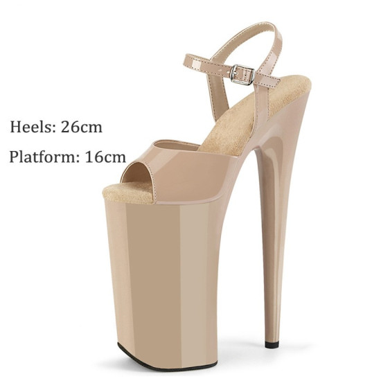 Patent Leather Platform 26cm High Heel Stiletto