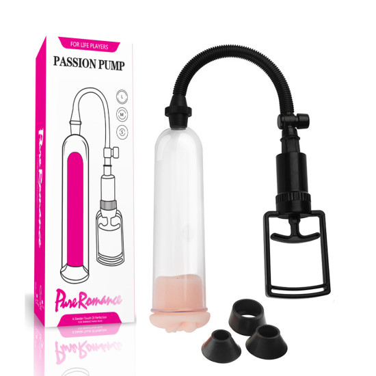 Rose Passion Penis Pump With Small Vagina Sleeve