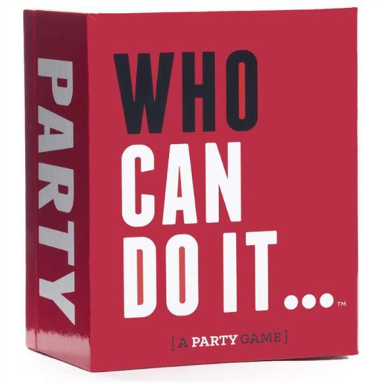 Who Can Do It - Party Game Cards