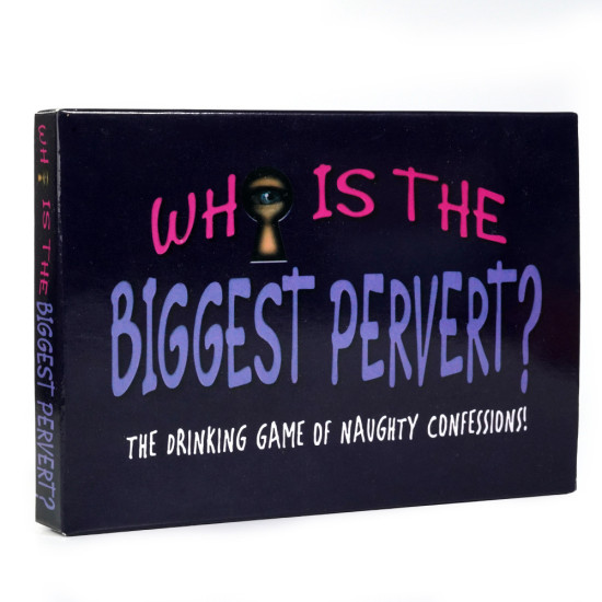 Who Is The Biggest Pervert - Driking Game Card