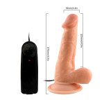 Vibrating Realistic Dildo With Ball