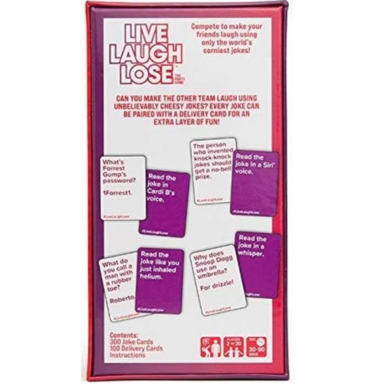 Live Laugh Lose - The Adult Party Game