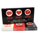 Talk Flirt Dare 3in1 - Driking Game Card