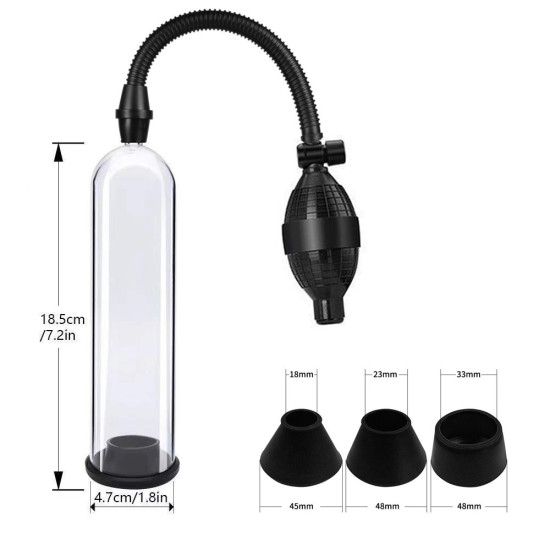 Ball Handle Passion Pump With Large Vagina Sleeve - Manual