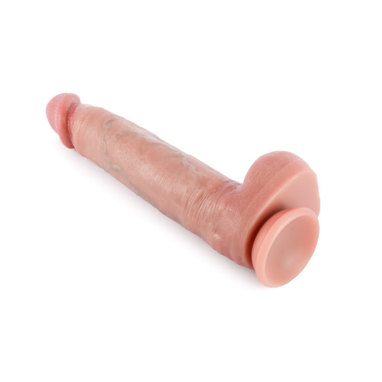 VN016 Realistic Dual-Layered dildo with balls