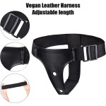 Double Ended Lesibian Strap On Vibrating Dildo Harness