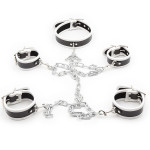 Wrist And Ankle Cuffs With Neck Collar