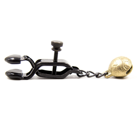 Unisex Alligator Nipple Clamps With Bell