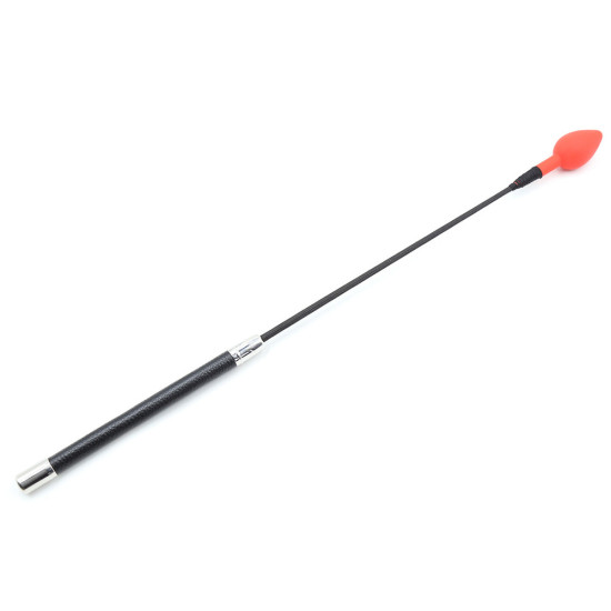 Red Silicone Heart Riding Crop