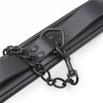 Pin Buckle Leather Collar & Cuffs