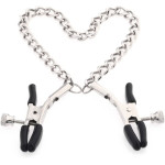Rubberized Nipple Clamps with Chian