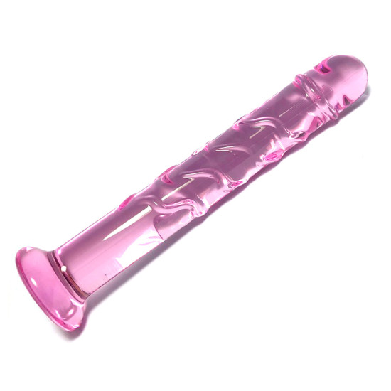 Pink Glass 7.1 Inches Dildo