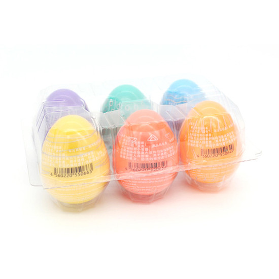 Rainbow Color Masturbation Egg(6 Pcs One Box)